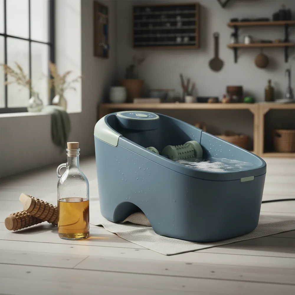 Bain de pieds au vinaigre de cidre
